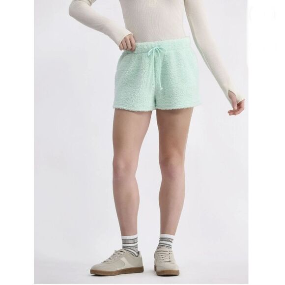Fuzzy Sherpa Cozy Lounge Shorts Size S - Picture 7 of 9